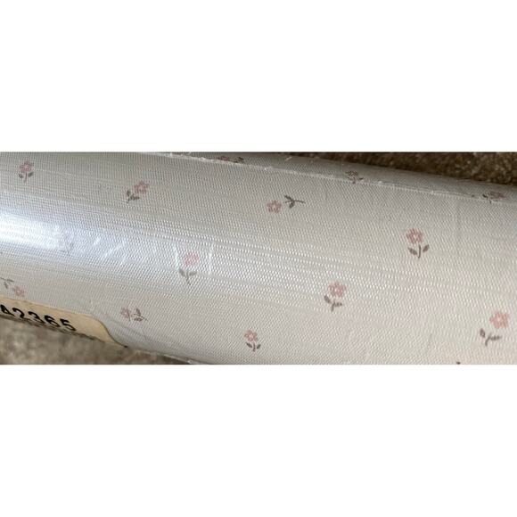 Fasion Point Prepasted Scrubbable Floral Pink/Cream Vintage Wallpaper 11Yds - Picture 1 of 5